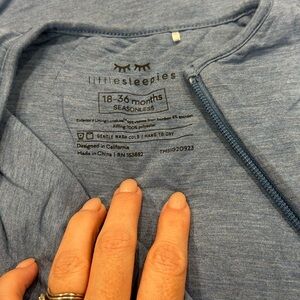 Little Sleepies Heather Blue Sleepy Bag